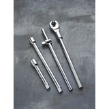 Westward Hand Ratchet, 19 3/4 in, Chrome, 3/4 in 5MX65