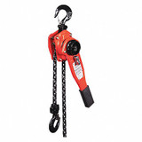 Dayton Lever Chain Hoist,1500 lb.,Lift 10 ft. 4ZX44