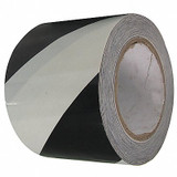 Condor Floor Tape,Black/White,3 inx108 ft,Roll 3JXX8