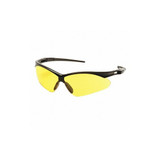 Condor SafetyGlasses,Amber,ScratchResistant,Blk 52YP41