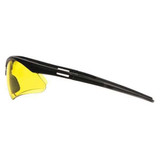 Condor SafetyGlasses,Amber,ScratchResistant,Blk 52YP41