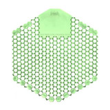 Tough Guy Urinal Screen,Hexagon,Green,58 g,PK10 36WE52