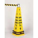 Tough Guy Sign Holder,Black,Plastic,1 7/8 in H 2LED2