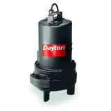 Dayton 1-1/2 HP,Sewage Ejector Pump,460VAC 4HU87