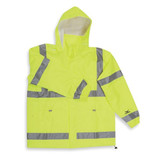 Condor Rain Jacket,Unrated,Yellow/Green,3XL 5KE95