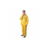 Condor Rain Suit w/Jacket/Bib,Unrated,Yellow,XL 5T914