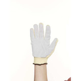 Condor Leather Gloves,Gray, Yellow,L,PR 4JF38