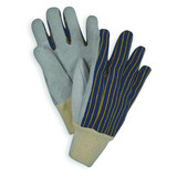 Condor Leather Gloves,Blue/Gray,L,PR 4AZ97