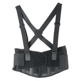 Condor Back Support w/Stay,Black,Polyester,S 5T539