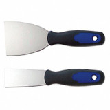 Westward Putty Knife/Scraper Set,1-1/2,3" W,2 Pc. 13A687
