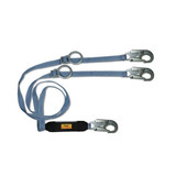 Condor Shock-Absorbing Lanyard,Black/Blue 19F389