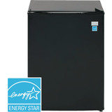 Avanti 2.4 Cu. Ft. Black Mid-Size Refrigerator RM24T1B