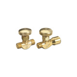 Brass Body Valve for Non-Corrosive Gases, 3000 psig, Inlet 1/4 in NPT (F), Outlet 1/4 in NPT (M)