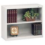 Tennsco Bookcase,28 in H,Light Gray B-30LG