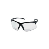 V60 30-06 Rx Readers Prescription Safety Glasses, Clear Polycarbonate Lens, Hardcoated, Black, Nylon, +1.5