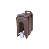 Cambro Beverage Container,16 1/2x 9x 18,Brown EA250LCD131