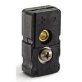 Dayton Thermocouple Jack,J,Black,Flat Pins 36GK86