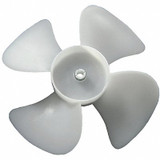 Dayton Propeller,Dia 4 In,Bore Dia 1/8 In 5JLL4