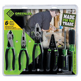 Greenlee General Hand Tool Kit,No. of Pcs. 6 0159-36