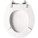 Mayfair Wht Round Chrm Hnge Seat 26CHSLA000 464208