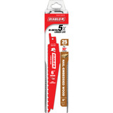 Diablo Demo Demon 6 In. 6/12 TPI Bi-Metal Nail-Embedded Wood Reciprocating Saw Blade (25-Pack)