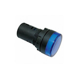 Dayton Raised Panel Light, Blue, 240 V AC 22NZ12