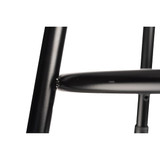 National Public Seating Round Stool,Adjustable Legs,Black,25"H 6224H-10