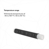 3m Cold Shrink Insulatr,8 in,Blk,0.82 in ID 8425-8