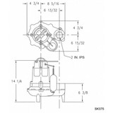 Zoeller SewageEjectorPump,15ft,0.5hp,230VAC 267-0004