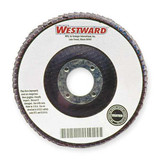 Westward Arbor Mount Flap Disc,7in,40,Coarse  6NZ06