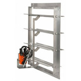 Dayton Mtrzd Damper,For Fan Dia. 12",100-240V 3HHP4
