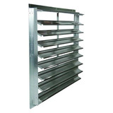 Dayton Exhaust Shutter,36 In,Aluminum 2FTX7