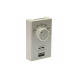 Dayton Line Volt NP Analog Tstat 1H,White,SPST 4PU49C