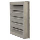 Dayton Louver,Wall Opening 24x24In,Galvannealed 4FZG4