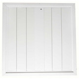 Dayton Fan Shutter,24 In,White Painted Aluminum 3C510