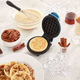 Dash 4 In. Snowflake Mini Waffle Maker