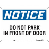 Condor Safety Sign,10 inx14 in,Aluminum 478C63