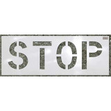 C.H. Hanson Stencil,Stop,12 x 9 In. 70061