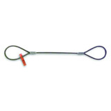 Lift-All Wire Rope Sling,20ft L,7,800 lb Load Cap 58IEEX20