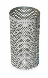 Strainer Screen,0.033" Perf,5" L,304 SS
