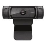 Logitech® C920e Hd Business Webcam, 1280 Pixels X 720 Pixels, Black 960-001384