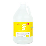 Boulder Clean Disinfectant Cleaner, Lemon Scent, 128 oz Bottle 003137EA