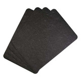 Pig Sink Dryer Mat,Black,Thickness 1/8",PK4 GRP7007-BK