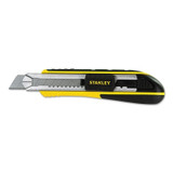 FatMax Snap-Off Knives, 7 in,  Carbon Blade, ABS/TPR, Silver/Yellow/Black