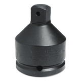 Impact Socket Adapter, 1/2 in Female Dr, 3/8 in Male Dr, 1-7/16 in L, Pin Lock