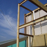 Bird Barrier Bird Repellent Netting,25 ft L,625 sq ft N1-B110