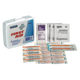 First Aid Only First Aid Kit w/House,16pcs,1x3.5",WHT 90488