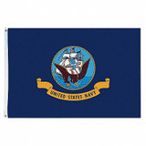 Nylglo US Navy Flag,4x6 Ft,Nylon 439031