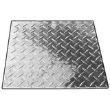 Sim Supply Carbon Steel Rectangle Tread Plate,4' L  HDP.25X12-48