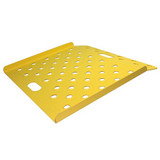 Sim Supply Curb Ramp,Alum.,Yellow,30 In. W,30 In. L  CRP3030-SY